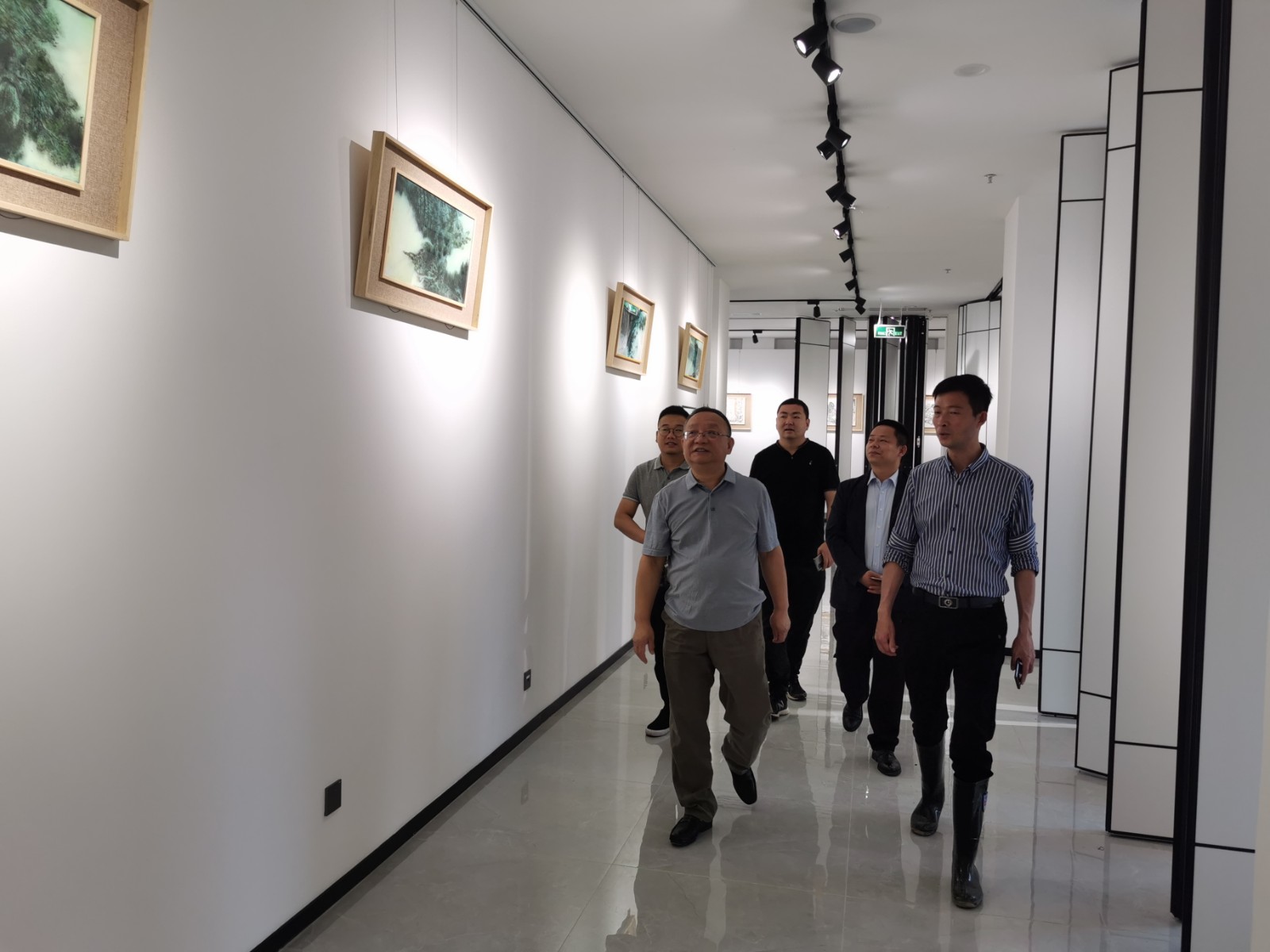 周汉林检查指导安康美术馆开馆和西城坊开园筹备工作