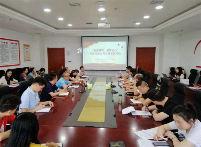 财信担保公司开展“重温誓词、感悟初心”主题党日活动