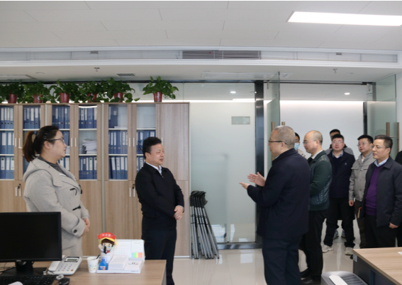 省再担保公司董事长李平产调研指导我市政府性融资担保体系建设工作