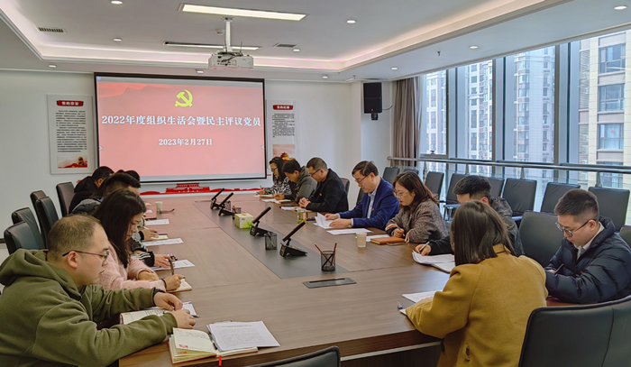 财信小贷党支部召开2022年度组织生活会