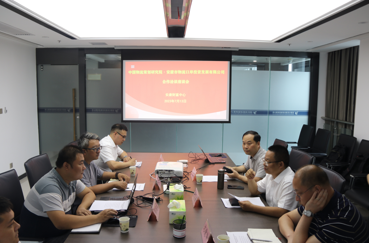 中物策研究院来安物投公司洽谈合作