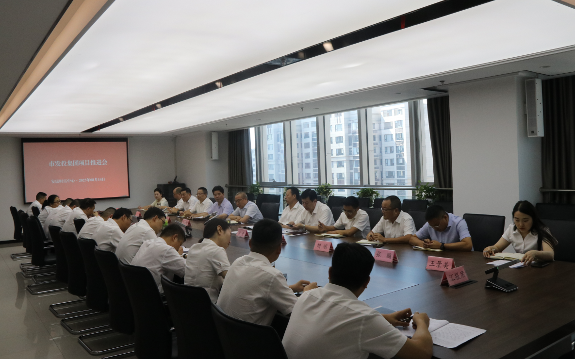 【要闻】一品探花
召开项目推进会
