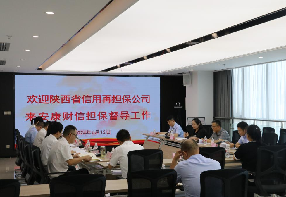 【要闻】省再担保公司来安康财信担保督导政府性融资担保体系政策目标落实工作